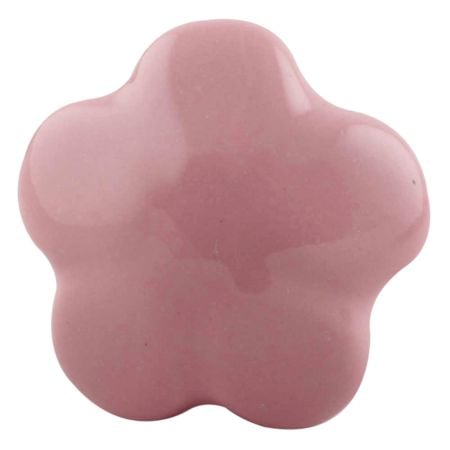 Pink Flower Ceramic Cupboard Knob Online